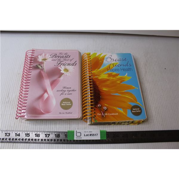 (2) Books Breast of Friends, Cook Books