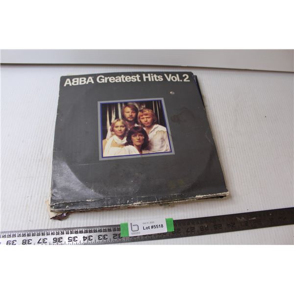 (7) Vinyl Records - ABBA, Eagles, Corey Hart (Sleeves Water Damaged)