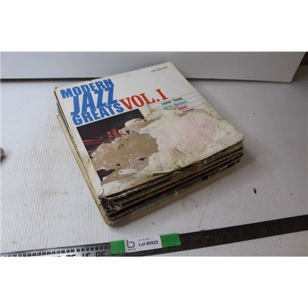 (19) Vinyl Records (water Damaged Sleeves)