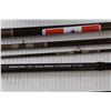 Image 7 : Fly Rod 8'6" and Shakespeare Reel with Rod Case, (2) 7ft Spinning Rods