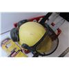 Image 6 : Chain Saw Hard Hat, 3 Chain saw blades (s62) 3 Chain Blade Guides