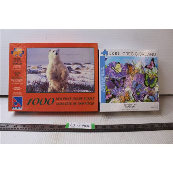 (2) 1000 Piece Puzzles