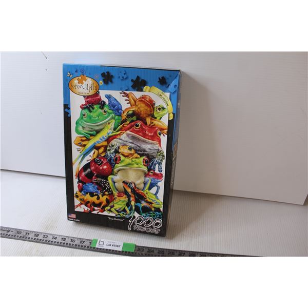 1000 Piece Puzzle Froggies