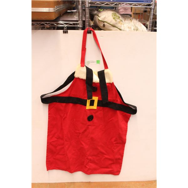 Santa Christmas Cooking Apron - Some Staining