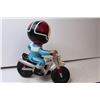 Image 5 : Ceramic Boy on Motor Bike (Broken Below Handles to Lake (Glued)