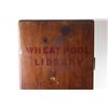 Image 2 : *Wooden Box w/ Wheat Pool Library Stenciled on Front