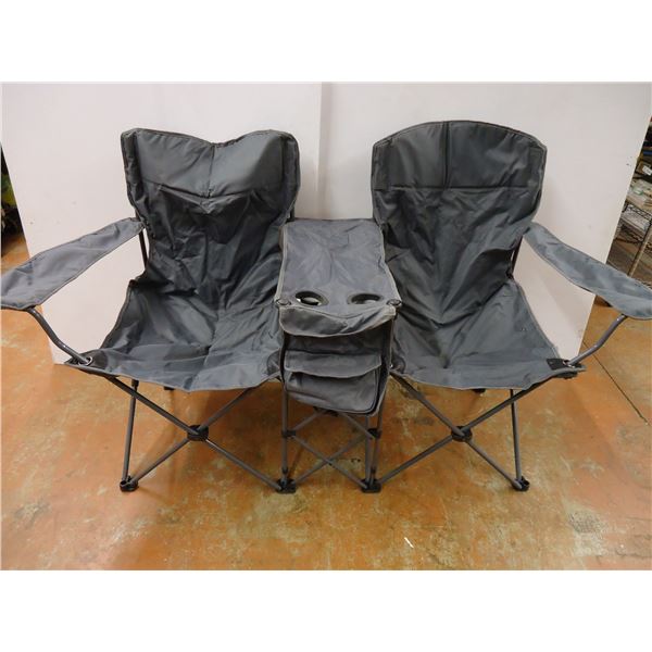Double Seat Folding Chair