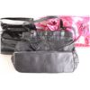 Image 2 : (3) Purses - (2) Black, (1) Hot Pink