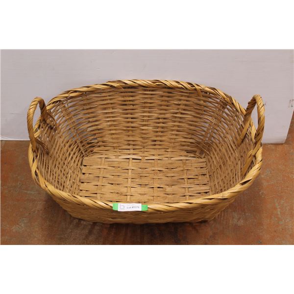 * Large Wicker Basket - 21" x 28" x 12"