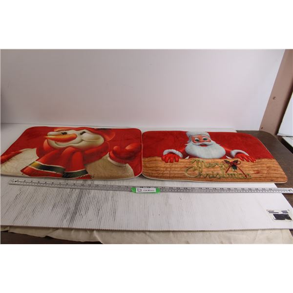 (2) Christmas Cloth Placemats