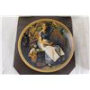 Image 2 : (2) Plates - The Lord's Prayer by Christopher Nick, Dreaming in the Attic by Norman Rockwell
