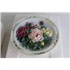 Image 5 : (2) Plates by Lena Liu - Orchid Garden, Peony Garden