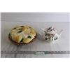 Image 1 : Lemon Pie Dish, Rose Muscosa Teapot