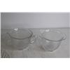 Image 3 : Glass Ring Holder, Blue Glass Basket Decoration, Glass Sugar and Cream Set, Misc