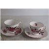 Image 4 : (4) Teacups with Matching Saucers