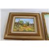 Image 2 : Framed Acryllic Painting by H.S., Picture Frame - 15 1/2" x 12 1/2"