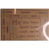 Image 2 : Framed Cross Stitch Quote - 19 1/4" x 22 3/4"