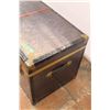 Image 3 : *Vintage Trunk with Inner Tray - 21" x 39" x 22" Tall