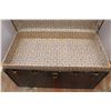 Image 5 : *Vintage Trunk with Inner Tray - 21" x 39" x 22" Tall