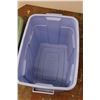 Image 2 : *(2) Blue Tubs with Mismatched Lid