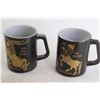 Image 5 : (4) Fire King Mugs, (2) Zodiac Mugs + Misc.