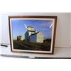 Image 1 : Framed Englefeld Grain Elevator Picture (20x24")