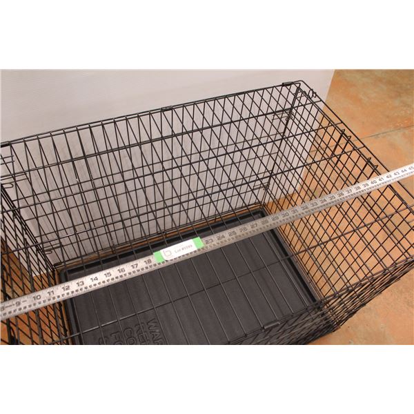 *Animal Cage - Collapsible - 36*28*24 with Plastic Pee Tray