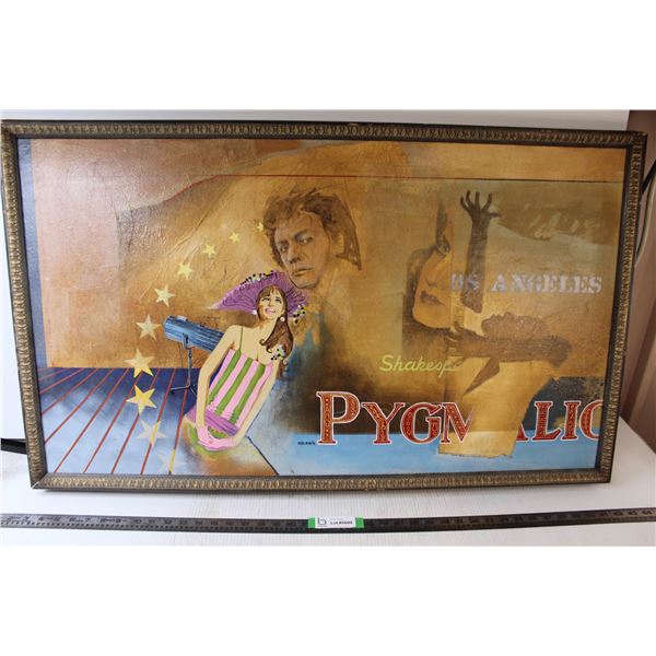 Framed Pygmalion Collage Print (40x24 )