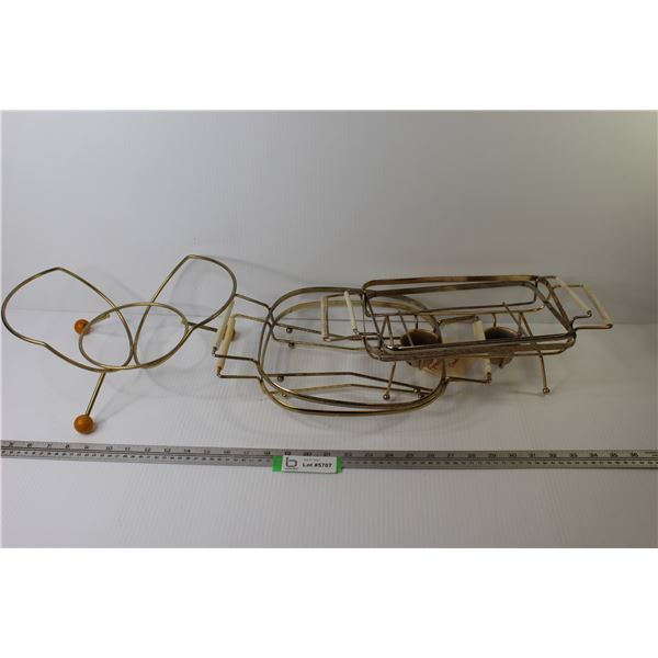 (2) Pyrex - Corning Ware Cradles - Bowl Cradle - (2) Cradles