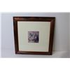 Image 2 : Pyrex - Corning Ware Cradle - Framed Print of Flowers