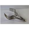Image 2 : Vintage Stainless Steel Carving Set - Horse Head Brush & Shoe Horn Set in Box - Salad Forks