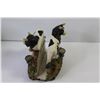 Image 4 : (2) Vintage Scales - Napkin Rings - Ceramic Cow Letter Holder - Cow Wall Hanging Holder