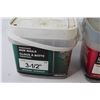 Image 4 : (3) Containers of Nails - (boxes are half full - 3" - 3 1/2")