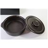 Image 4 : Pot Holders - Plastic Stand - Plastic Vases - (3) Bamboo Place Mats - Black Display Case - Misc. Ite