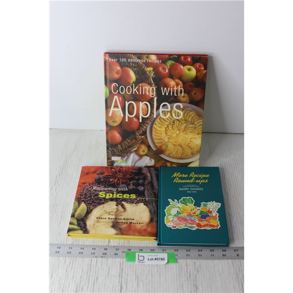 (3) Cookbooks - Apples, Spices