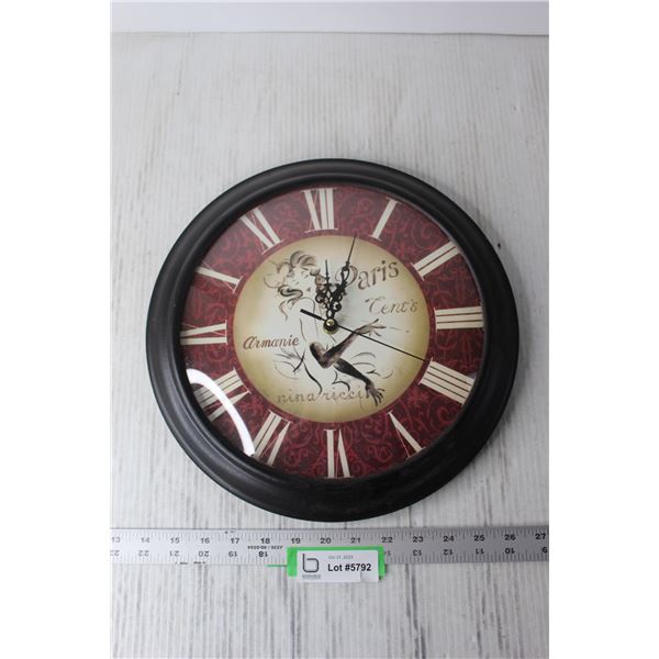 Paris Wall Clock