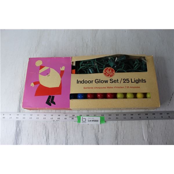 Vintage GE Indoor Light Glow Set - Christmas