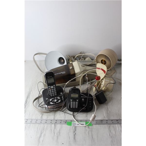 Assorted Electronics - Vacuum, Phones, Fans