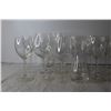 Image 3 : (19) Pieces of Assorted Stemware + Wine Airing Bottle