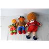 Image 5 : (3) Stuffed Toys - Annie, Ernie Sesame Street