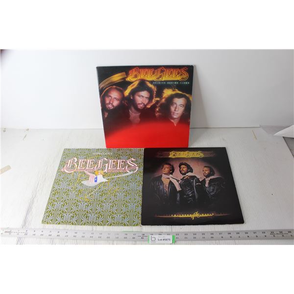 (3) Bee Gees Vinyl Records