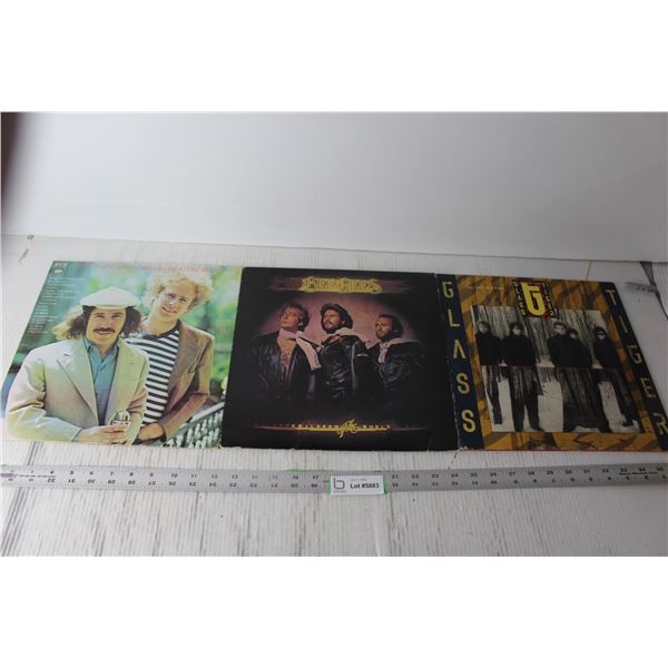 Bee Gees, Simon & Garfunkel, Glass Tiger Vinyl Records