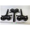 Image 1 : (3) Adjustable Scaffolding Wheels