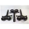 Image 4 : (3) Adjustable Scaffolding Wheels