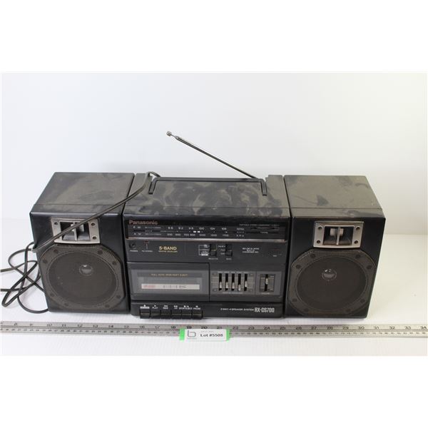 Panasonic Cassette AM-FM Stereo (missing Power Button (working)