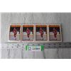 Image 1 : (4) Sealed 1990 OPC Central Red Army Hockey Trading Cards (NOS)