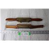 Image 1 : (2) Antique Wood and Brass Spoke Shaves