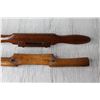 Image 7 : (2) Antique Wood and Brass Spoke Shaves