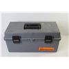 Image 8 : Plastic Tool Box w/Hand Tools - Steel Stud Crimper - Sheet Metal Snips - Cold Chisels - Misc. Tools