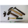 Image 1 : (3) Ball Peen Hammers - Wood Hammer w/Hammer Head